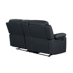 Blanche - Console Reclining Loveseat With LED Lights And Speakers