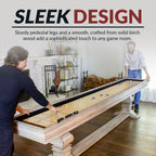 Hathaway Montecito 12-ft Shuffleboard Table - Driftwood Finish
