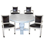 Hathaway Montecito Dining and Poker Table Set - Driftwood