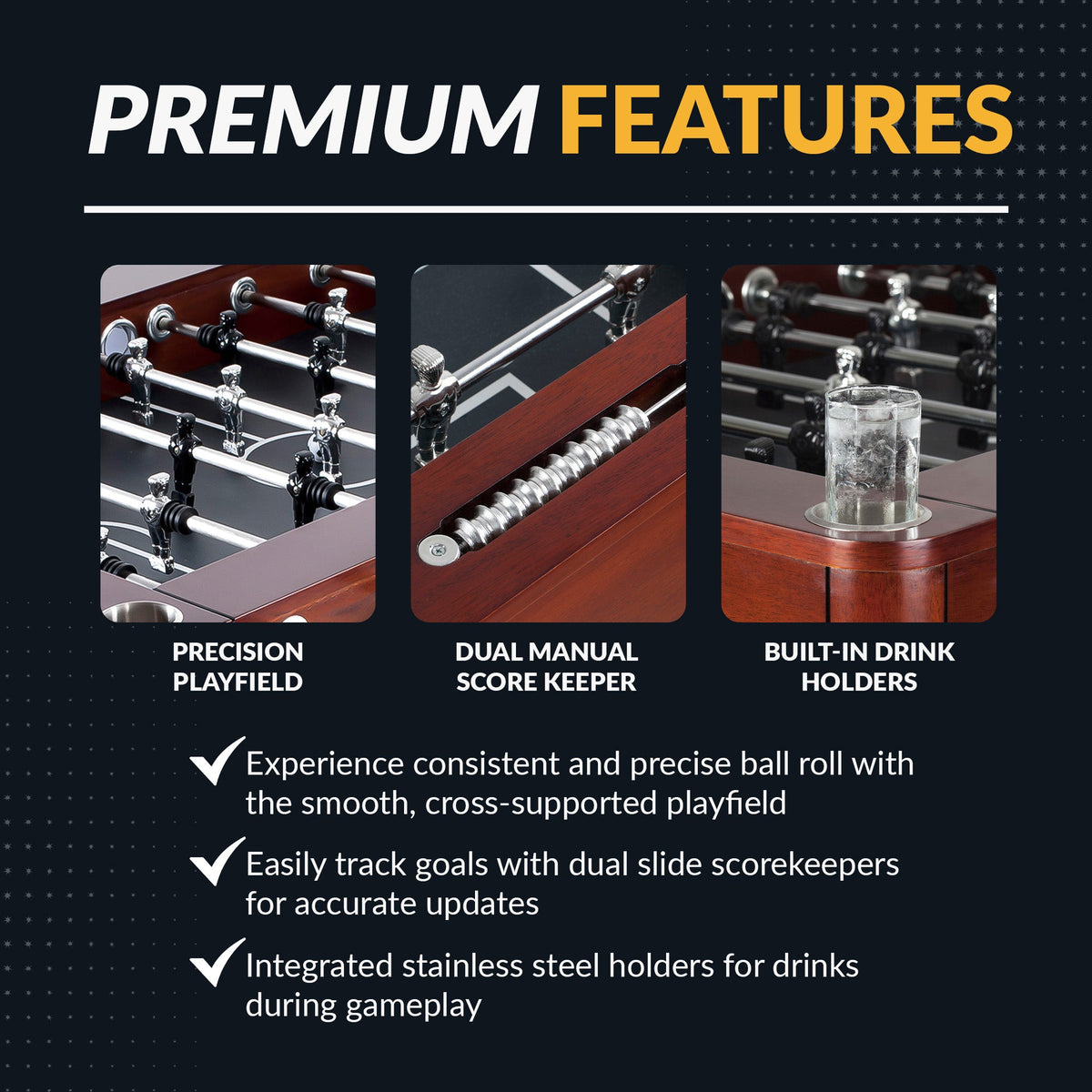 Hathaway Millennium 55-in Foosball Table